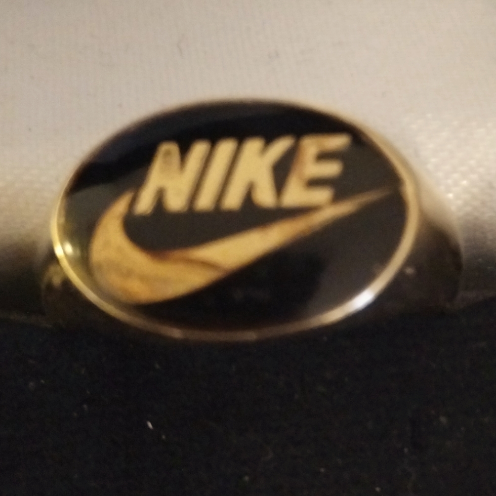 Nike Ring 10k Yellow Gold
